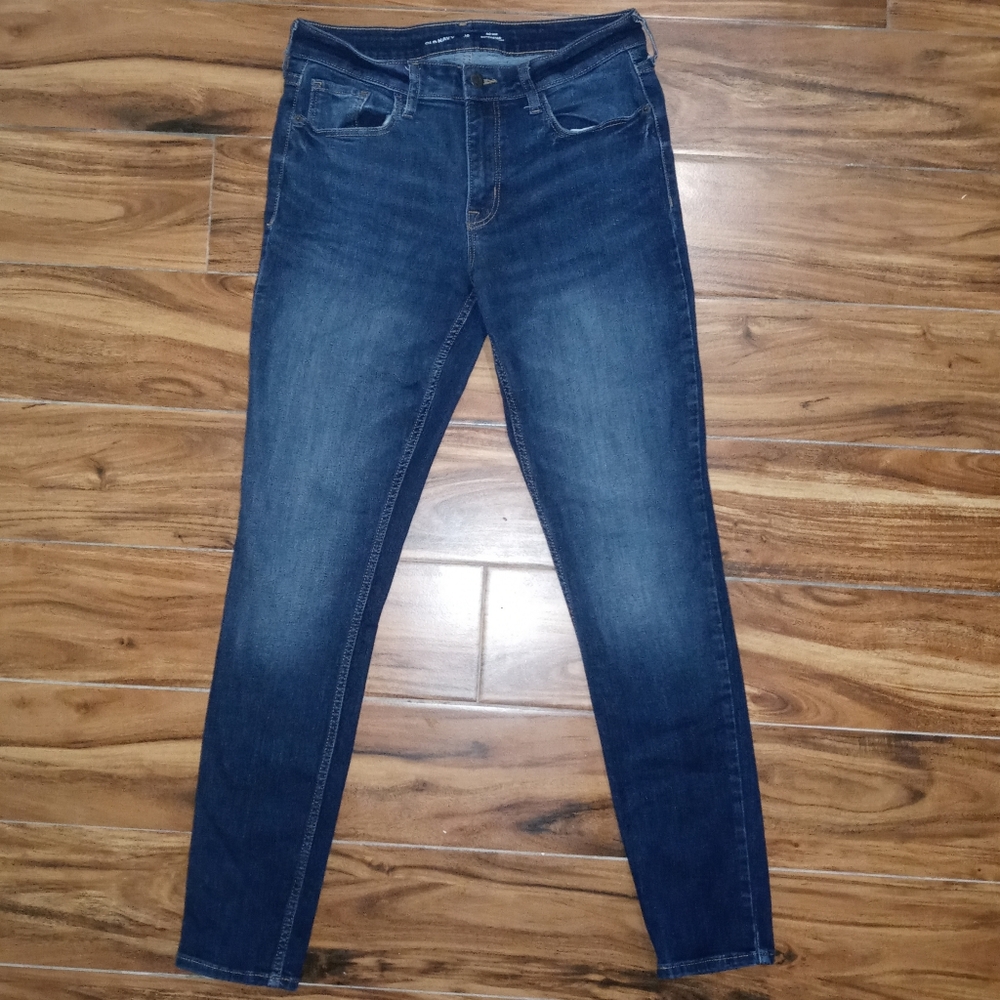 Old Navy Mid-Rise Rockstar Super-Skinny Jeans
